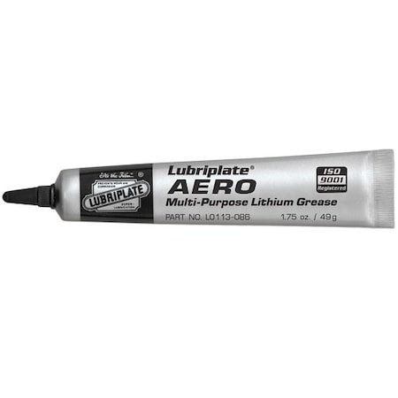 Lubriplate Lithium Complex Grease, Garage Door, Tube, Semi Solid AERO 1.75OZ SMALL TUBE ; L0113-086